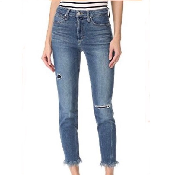 Joe’s Jeans Charlie High Rise Crop Distressed - Picture 1 of 13